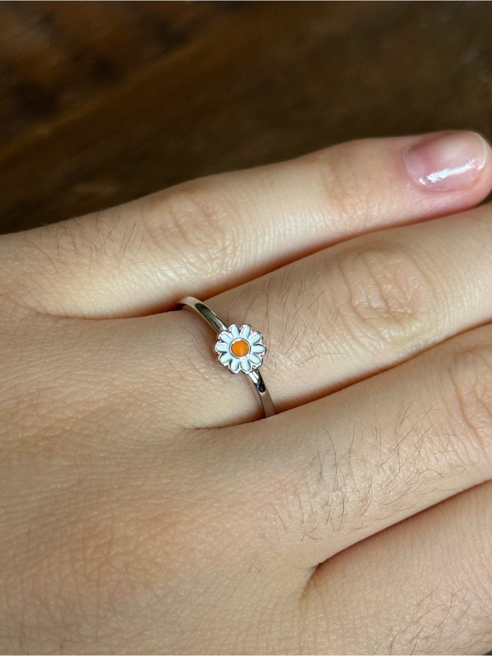 Pura Vida Silver Daisy Ring